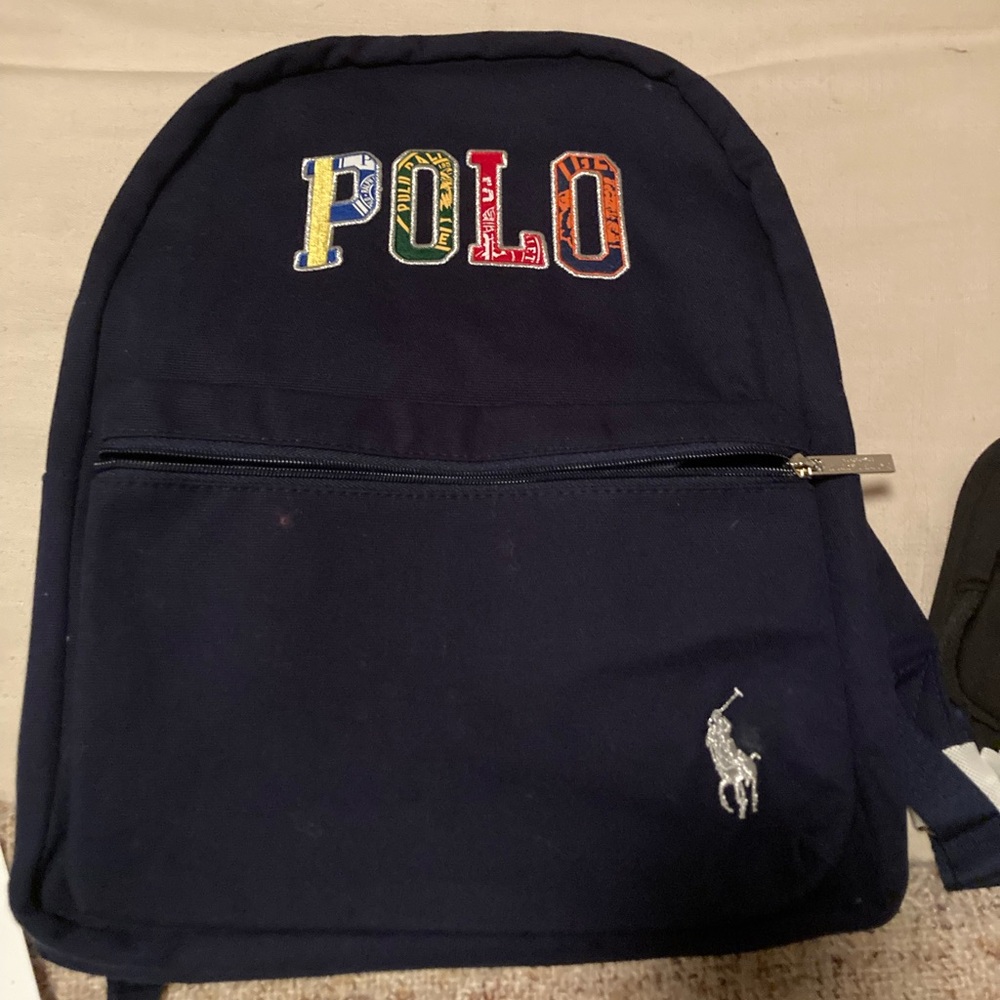 Ralph Lauren navy backpack NWOT - Picture 4 of 6